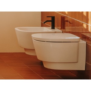 Tura abattant frein de chute déclipsable en urea blanc brillant - ROCA A801F02002 