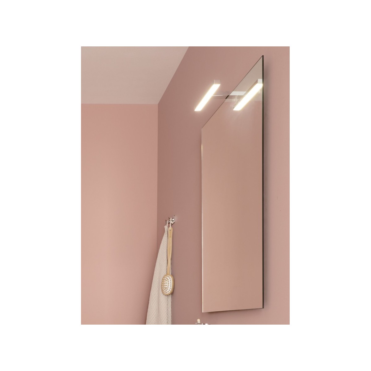 Miroir rectangulaire horizontal luna 800x900 - ROCA A812117000 