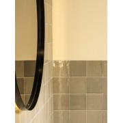 Luna miroir rond ø 800 avec cadre noir et éclairage d’ambiance led - ROCA A812426000 