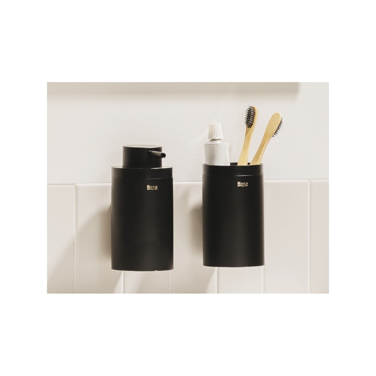 Hotel'S Round Porte-Verre Mural Noir Mat-Roca A817595C40 