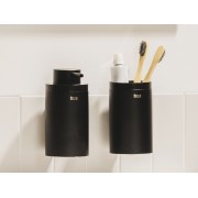 Hotel'S Round Porte-Verre Mural Noir Mat-Roca A817595C40 