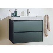 Ona Unik 2 Tiroirs 800Mm Droite Orme Foncé-Roca A851690511 