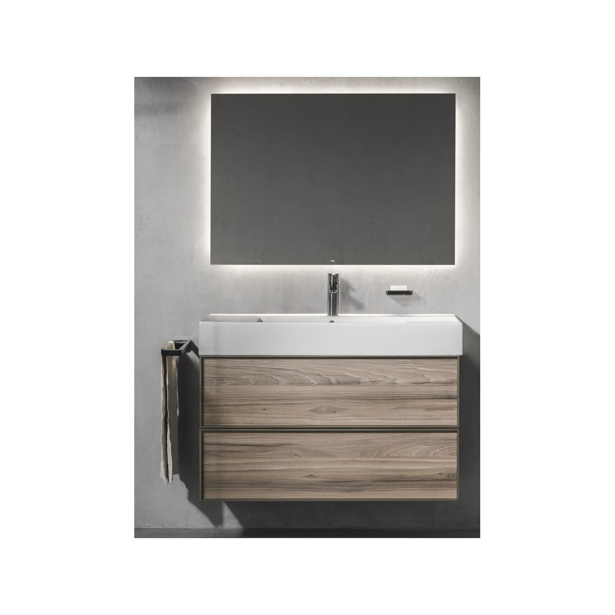 Inspira unik 2 tiroirs 1000x490mm pin blanc - ROCA A851992546 