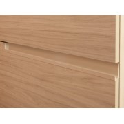 Victoria-n unik (meuble+lavabo) 3 tiroirs droite 600 mm frêne clair - ROCA A852100541 