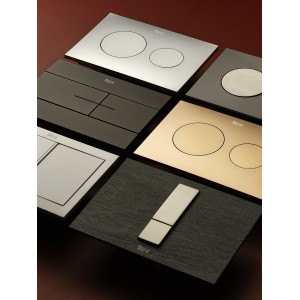 Ps3 double pour bâti-support duplo s chromé - ROCA A890223301 