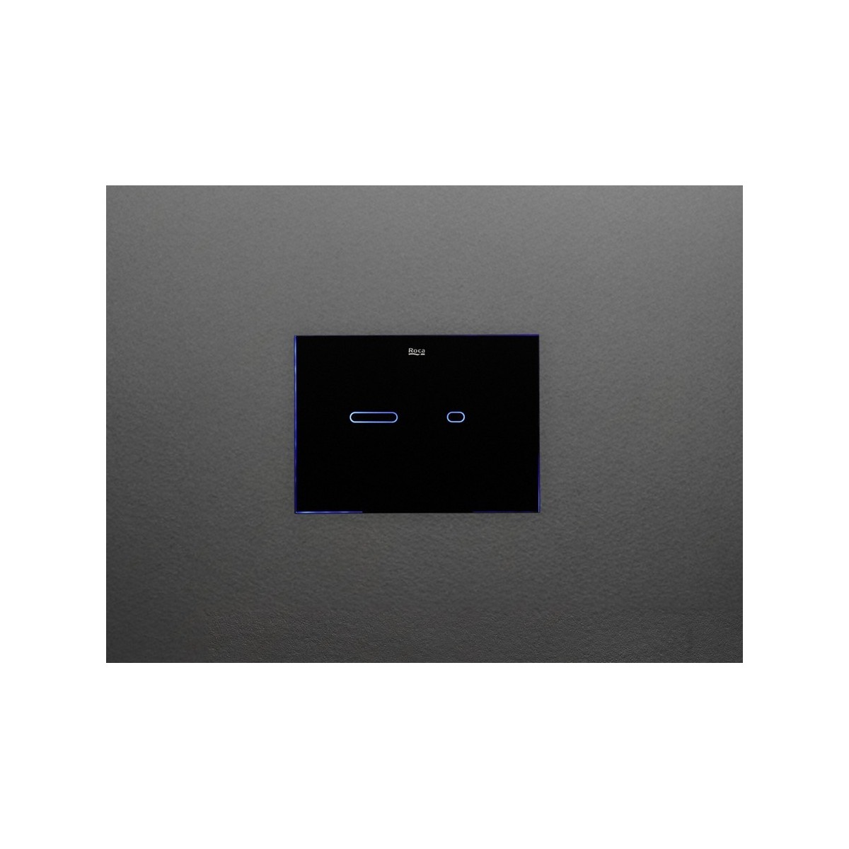 Ep-s1 plaque de commande pour bâti duplo s double électronique en verre noir br - ROCA A890231088 