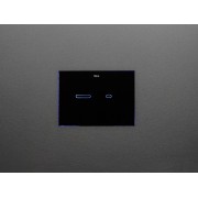 Ep-s1 plaque de commande pour bâti duplo s double électronique en verre noir br - ROCA A890231088 