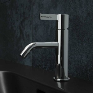 Kartell • laufen mitigeur de lavabo, bec fixe 135 mm, sans vidage chromé - LAUFEN H3113310041201 