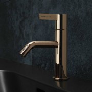 Kartell laufen mitigeur de lavabo bec fixe 115mm sans vidage pvd or rose - LAUFEN H3113310821001 