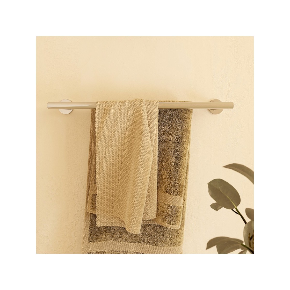 Niara porte-serviettes 60 cm pvd couleur inox 602x86x58 mm - LAUFEN H3810621610001 