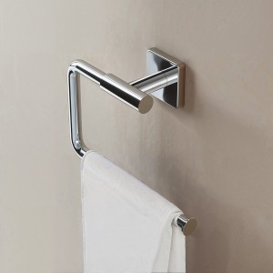 Niara s porte-serviette anneau titane noir mat 226x72x164 mm - LAUFEN H3810741630001 