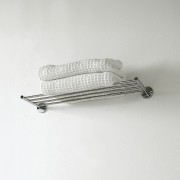 Cana porte-serviette de réserve 60 cm à coller chromé chromé 611x195x55 mm - LAUFEN H3811320040011 