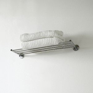 Cana porte-serviette de réserve 60 cm à coller chromé chromé 611x195x55 mm - LAUFEN H3811320040011 