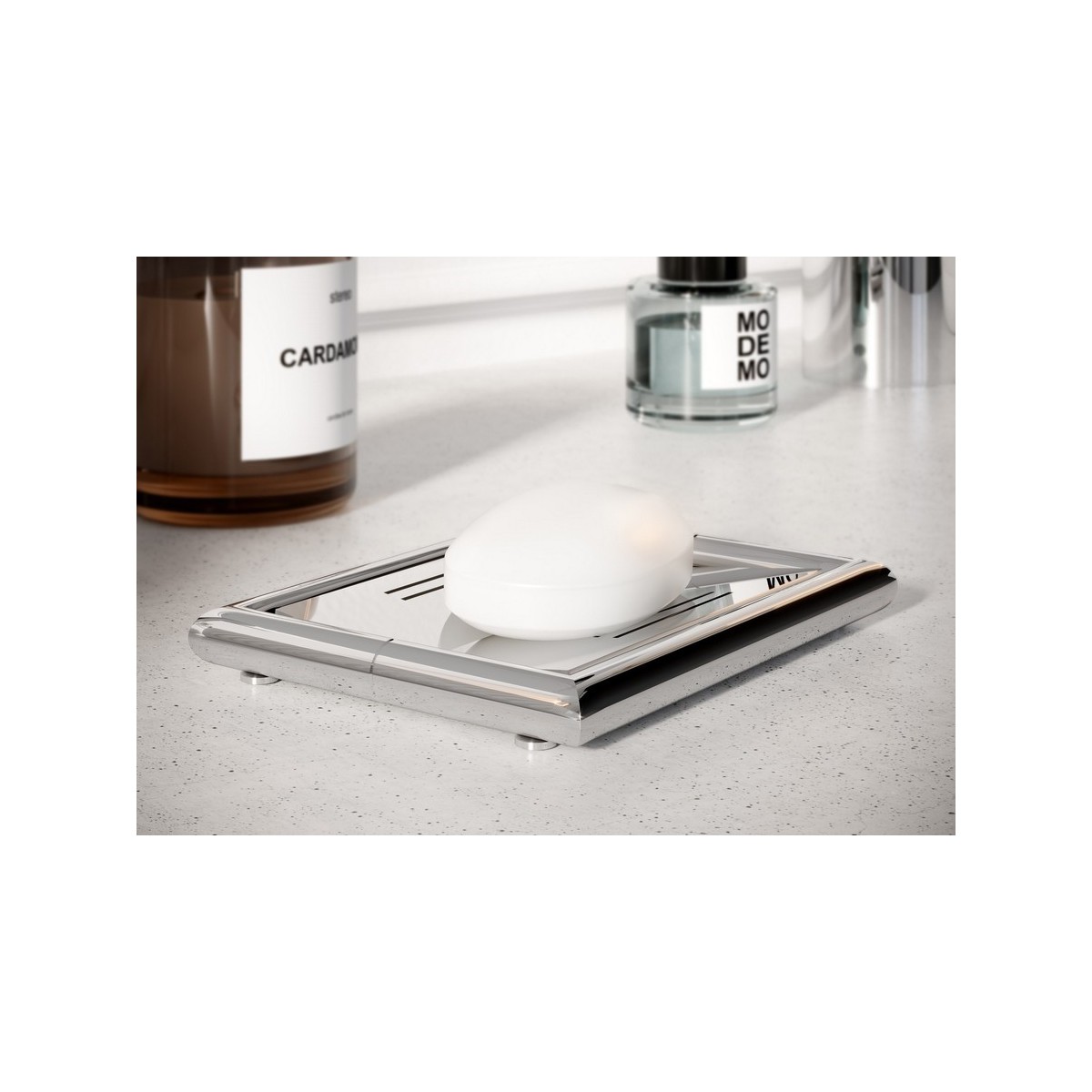 Hali porte-savon chromé chromé 142x104x15 mm - LAUFEN H3831710040001 