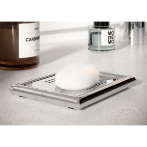 Hali porte-savon chromé chromé 142x104x15 mm - LAUFEN H3831710040001 