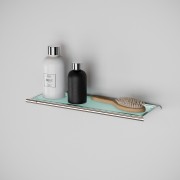 Hali tablette 40 cm chromée et verre chromé 400x126x15 mm - LAUFEN H3851710040001 