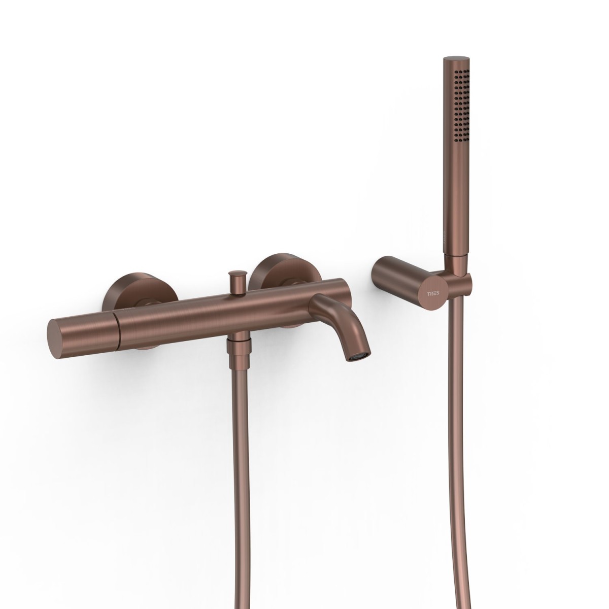 Mitigeur mural pour baignoire et douche Study Volcanic - TRES 26117001VO 