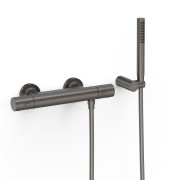 Robinet thermostatique mural pour douche Over-wall Graphite  - TRES 19016429GR 