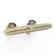 Robinet thermostatique mural pour baignoire et douche Over-wall Cava doré  - TRES 19017403CA 