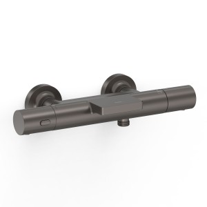 Robinet thermostatique mural pour baignoire et douche Over-wall Graphite  - TRES 19017412GR 