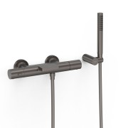 Robinet thermostatique mural pour baignoire et douche Over-wall Graphite  - TRES 19017428GR 