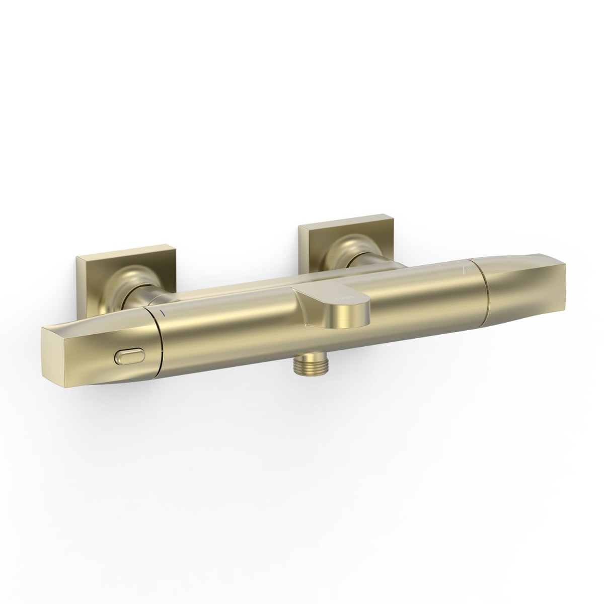 Robinet thermostatique mural pour baignoire et douche Over-wall Cava doré  - TRES 19017405CA 