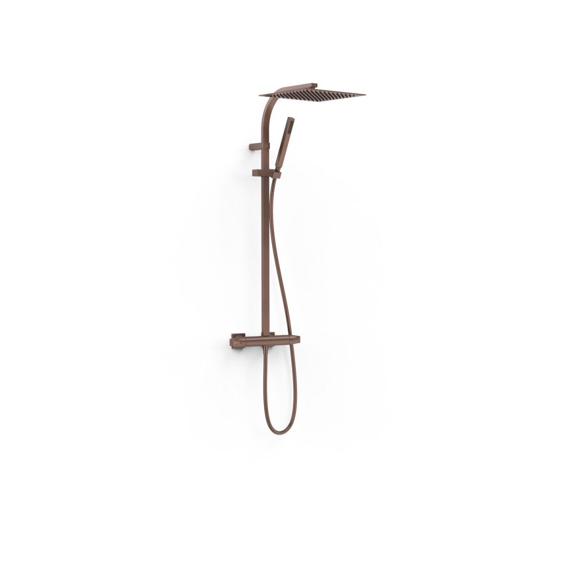 Ensemble de robinet thermostatique mural 2 voies pour douche Over-wall Volcanic - TRES 19039305VO 