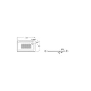 receveur Blues Xl 140X80 A/Fad Blanc - ROCA A2B2769007 