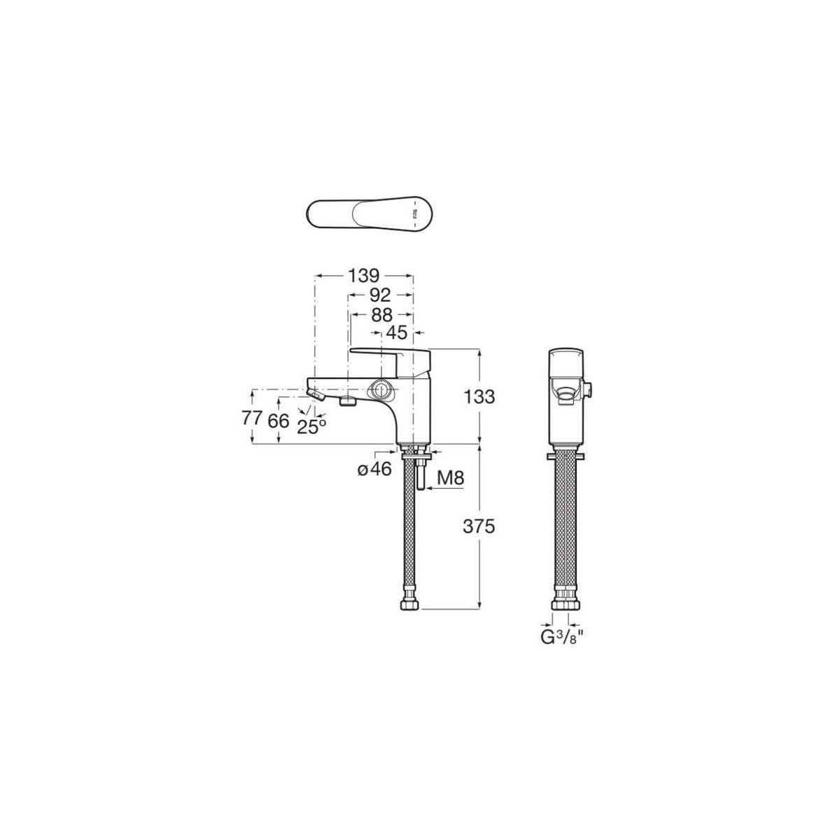 Victoria plus mit bd monotrou avec inverseur automatique et clapet anti-retour - ROCA A5A054FC0F 