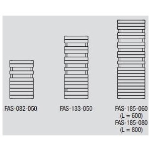 Sèche-serviette ACOVA - FASSANE Spa Symétrique eau chaude 625W FAS-133-050