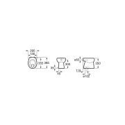 ROCA Baby Cuvette Wc Alimentation Independante Sv Blanc - A344PB8000 