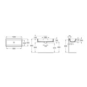 Access Lav Espaces Publics 100X450 Blanc - ROCA A368PB8000 