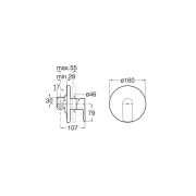 Cala Mitigeur Douche A Encastrer-Roca A5A226Ec00 