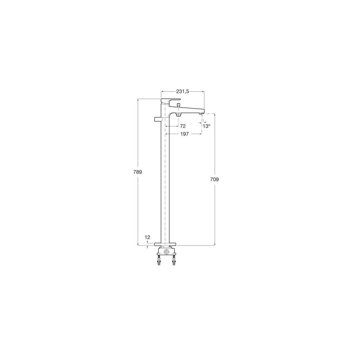 L90 Mit B/Dche Sur Colonne A/Acc De Dche - A5A2701C00 ROCA 
