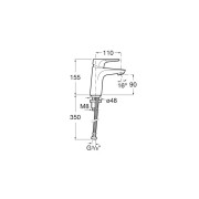 Atlas Mitigeur Lavabo Corps Lisse Avec Cold Start - A5A3290C00 ROCA 