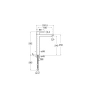 Cala mitigeur lavabo "xl" bec haut mural corps lisse cold start blanc mat - ROCA A5A346EB00 
