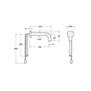 Loft-E Robi Électronique Enc Eau Mitigée Alim Par Piles - ROCA A5A3543C00 