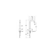 Loft-E Robi Électronique Bec Haut Eau Mitigée Alim Par Piles - ROCA A5A3743C00 