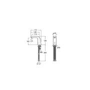Robinet Electronique Dc L20 (Batterie) - A5A5609C00 ROCA 