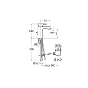 L90 Mitigeur Bidet Vidage Automatique - A5A6001C00 ROCA 