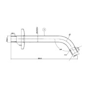 ROCA Stella Bras De Douche Mural Chrome - A5B0750C00 