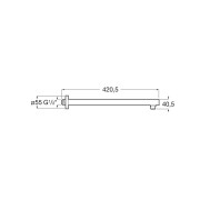 Bras De Douche Mural - ROCA A5B0950C00 