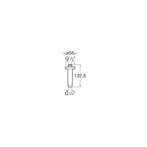 Bras De Douche Plafond - ROCA A5B1050C00 