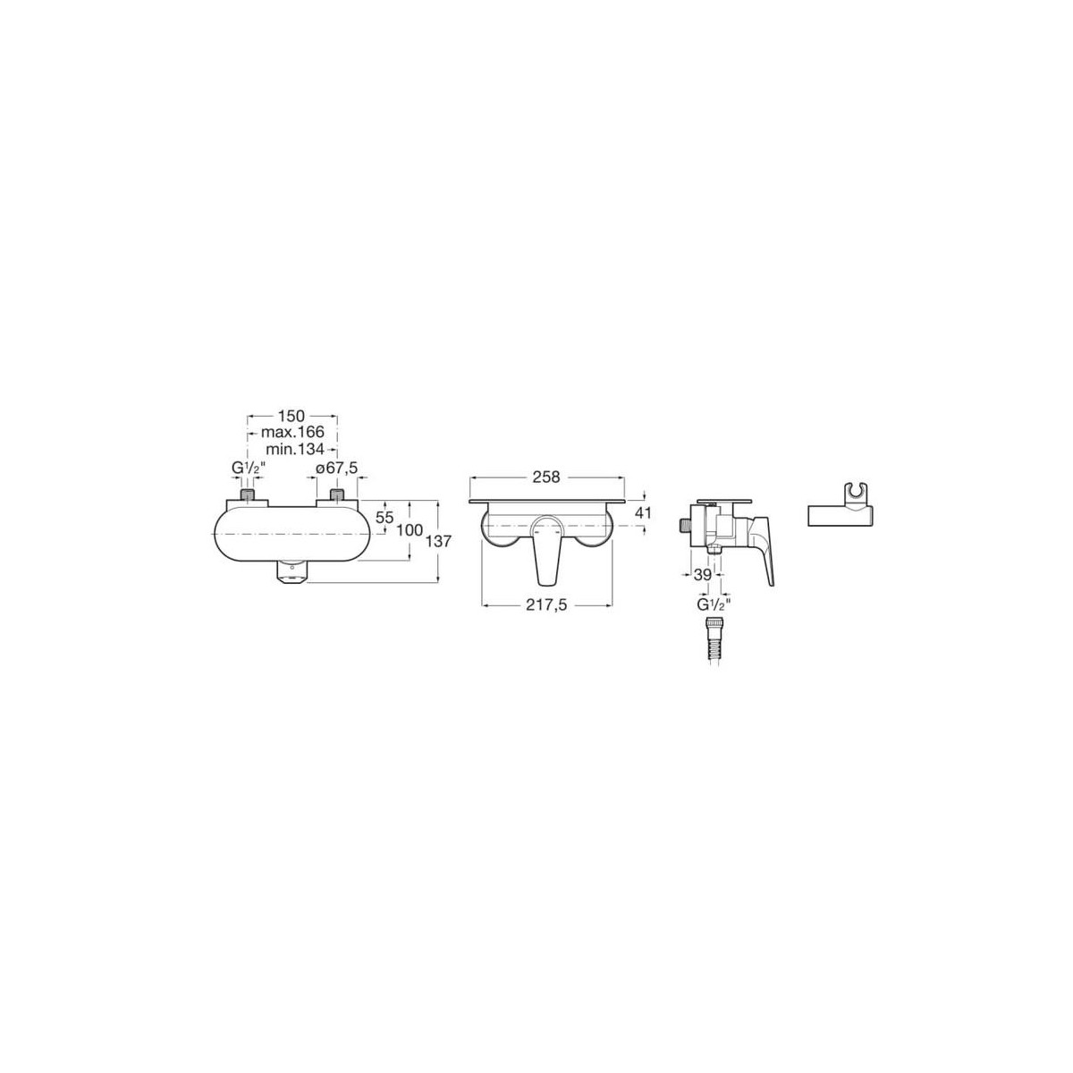 Atlas Tablette Clipsable Pr Mit Dche - A5B4961TP0 ROCA 
