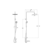 Victoria Connect Colonne D Téléscopique-Roca A5B9M61C00 