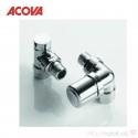 Pack robinetterie manuelle thermostatisable équerre d'angle droit - ACOVA 841578