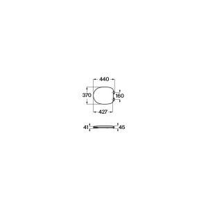 Abattant WC Silencio Blanc CARMEN - ROCA A801B5200B 
