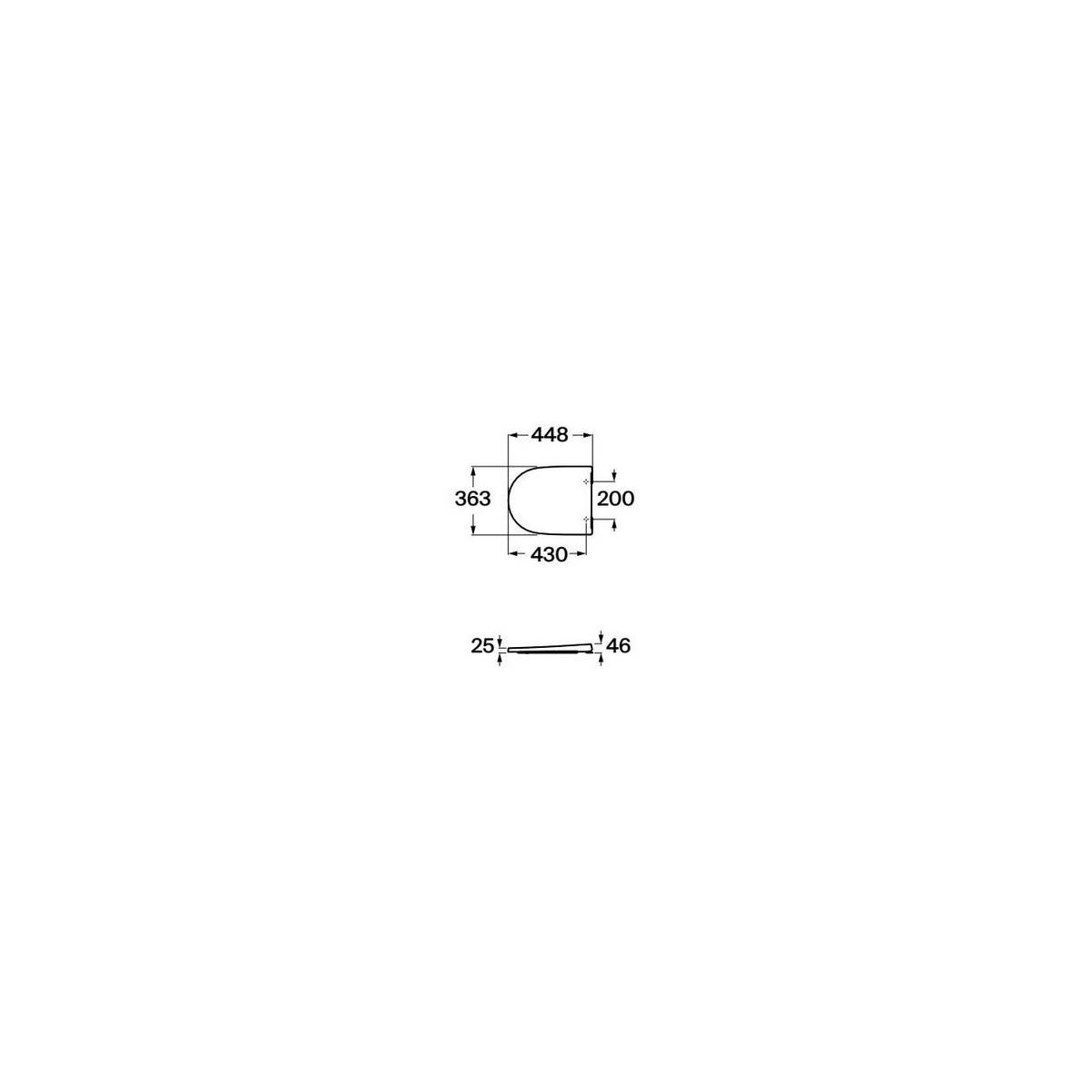 Ona Abattant Frein De Chute Supralit Blanc Mat-Roca A801E12621 