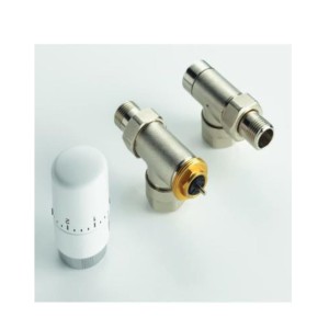 Kit robinetterie manuelle équerre inversée tête thermostatique  - ACOVA 841108