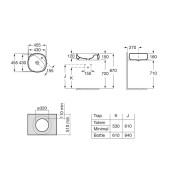 Beyond Vasque A Poser 455X455 Percee 1 Trou - ROCA A3270B9000 